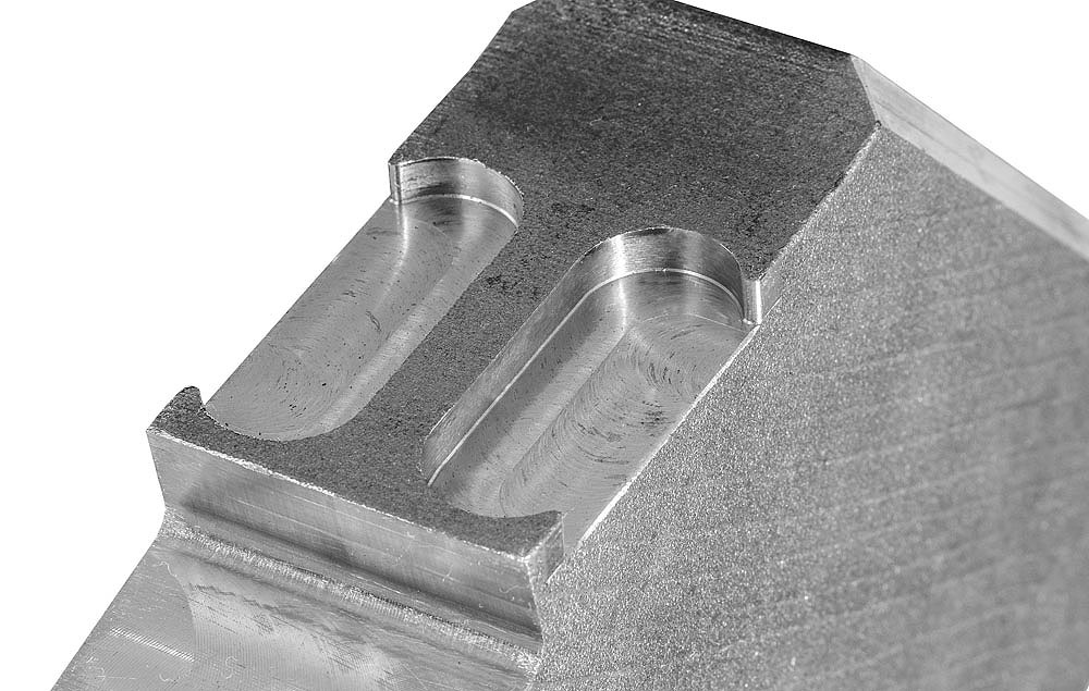Gussteil mit gefräster Kante