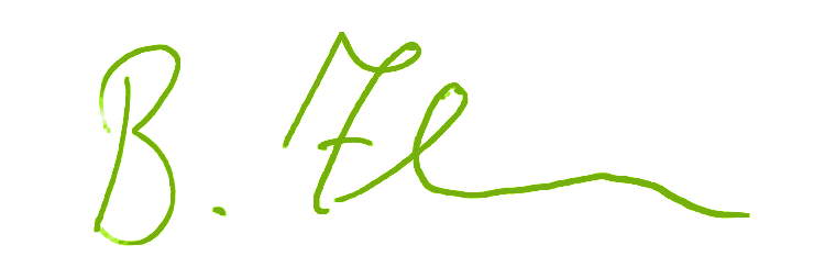 Unterschrift von Bernd Flaig